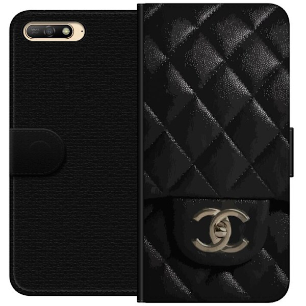 Huawei Y6 (2018) Plånboksfodral Chanel Black