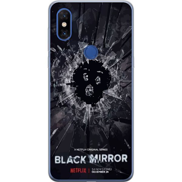 Xiaomi Mi Mix 3 Läpinäkyvä kuori Black Mirror Sci-Fi Netfli