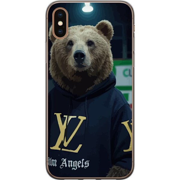 Apple iPhone XS Max Genomskinligt Skal LV Björn Palm Angels