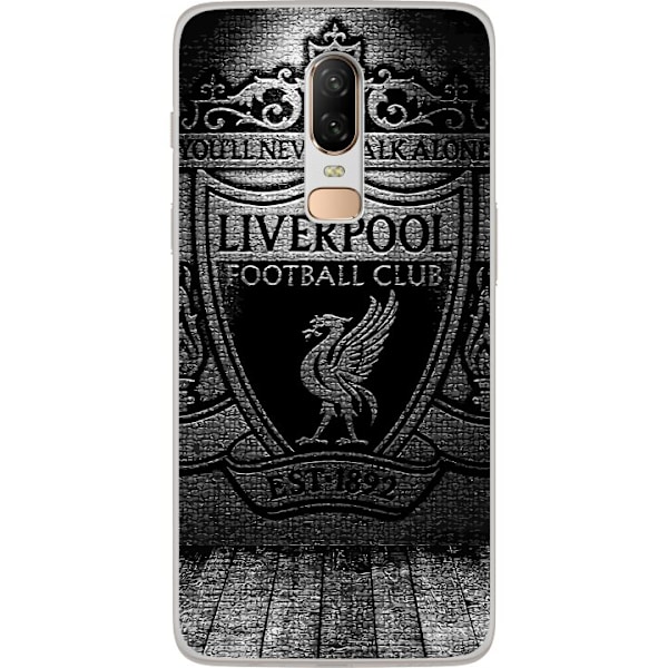 OnePlus 6 Läpinäkyvä kuori Liverpool FC