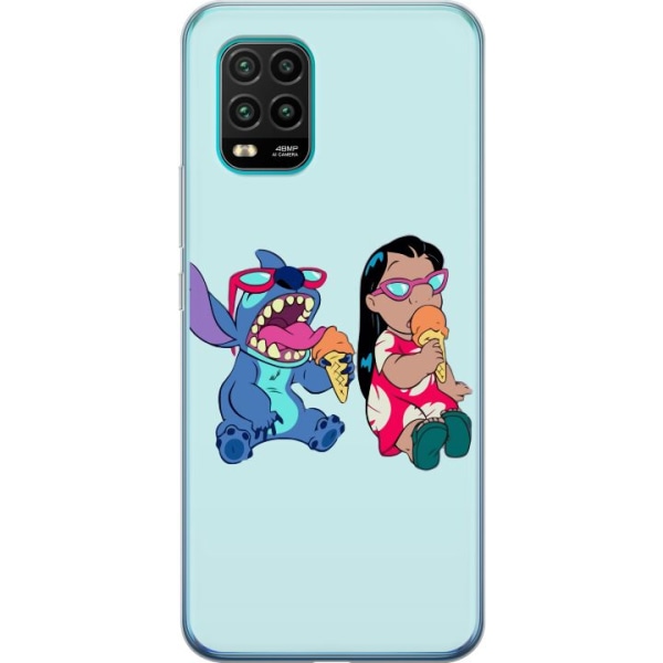 Xiaomi Mi 10 Lite 5G Gennemsigtig cover Lilo & Stitch