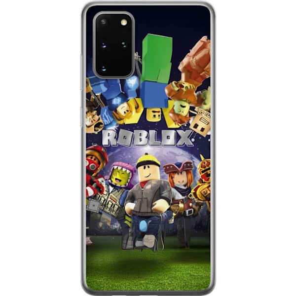 Samsung Galaxy S20+ Gjennomsiktig deksel Roblox Verden - Spilleventyr for Barn og Ungdom