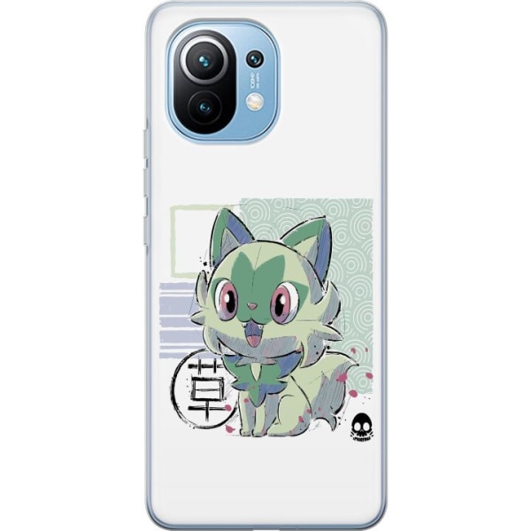 Xiaomi Mi 11 Cover / Mobilcover - Sprigatito (Pokémon)