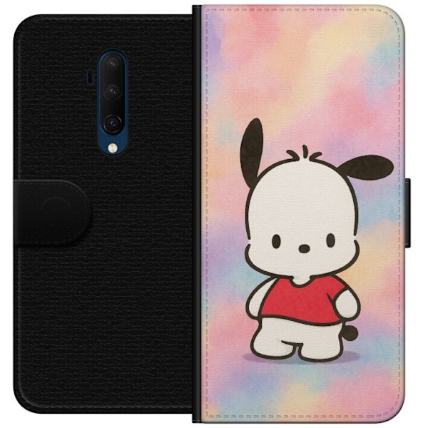 OnePlus 7T Pro Tegnebogsetui Kawaii Sanrio Pochacco