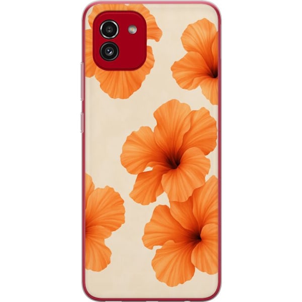 Samsung Galaxy A03 Läpinäkyvä kuori Papaya Punch