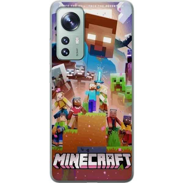 Xiaomi 12 Genomskinligt Skal Minecraft