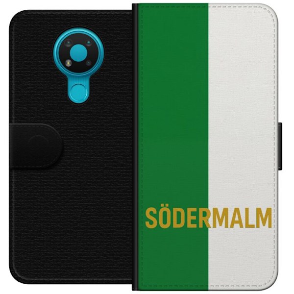 Nokia 3.4 Tegnebogsetui Södermalm - fodbold
