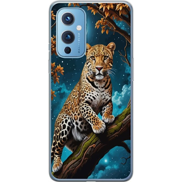 OnePlus 9 Gennemsigtig cover Leopard