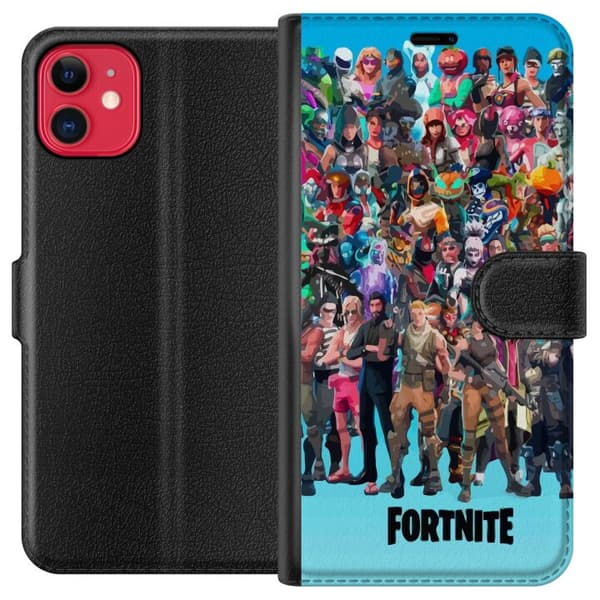 Kompatibel Tegnebogsetui til Apple iPhone 11 Fortnite