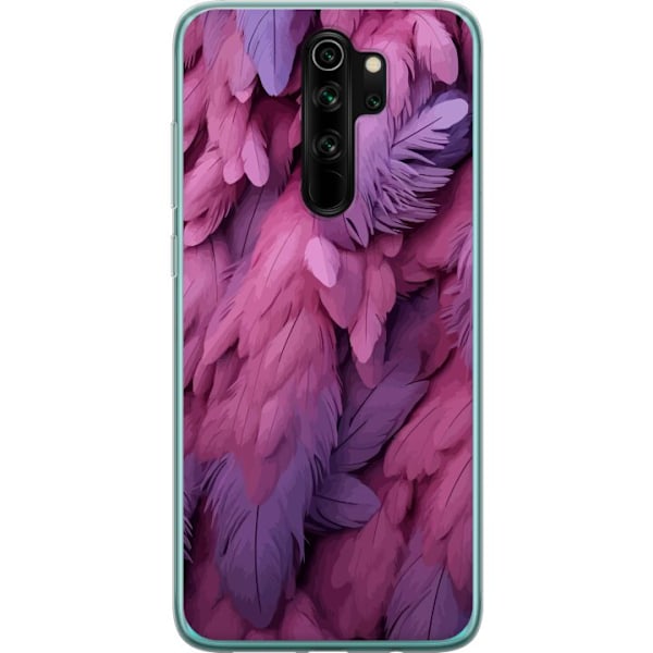 Xiaomi Redmi Note 8 Pro  Genomskinligt Skal Fjädrar