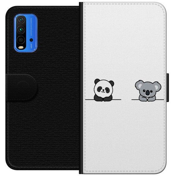 Xiaomi Redmi Note 9 4G Lommeboketui Panda Koala