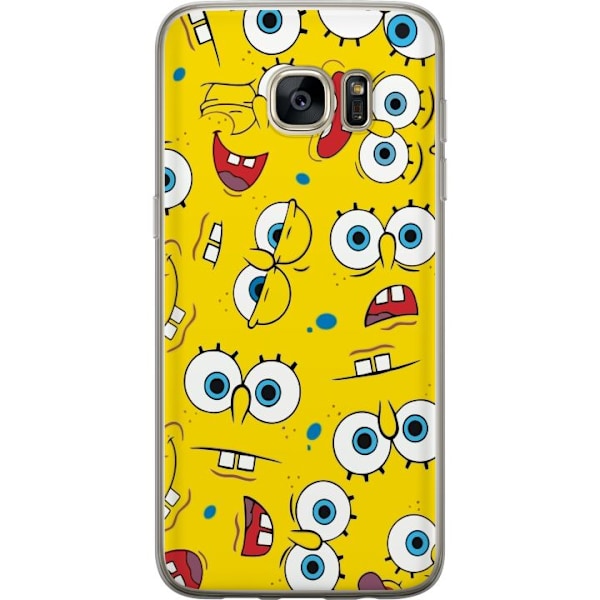 Samsung Galaxy S7 edge Genomskinligt Skal SpongeBob SquarePant