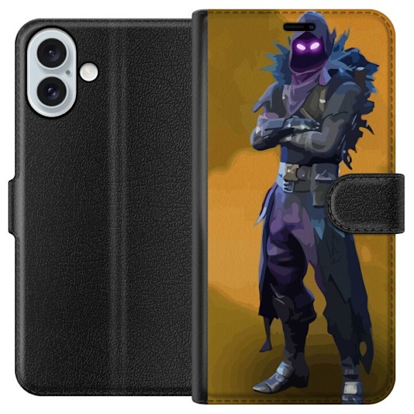 Apple iPhone 16 Plus Lommeboketui Fortnite - Raven