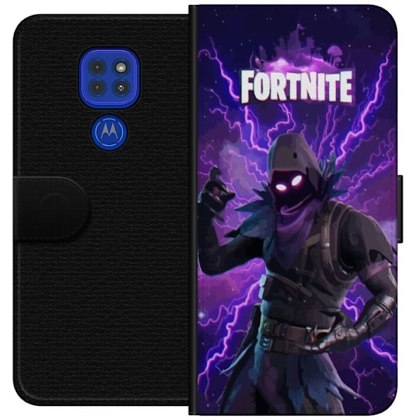 Motorola Moto G9 Play Lommeboketui Fortnite Raven