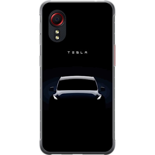 Samsung Galaxy Xcover 5 Läpinäkyvä kuori Tesla