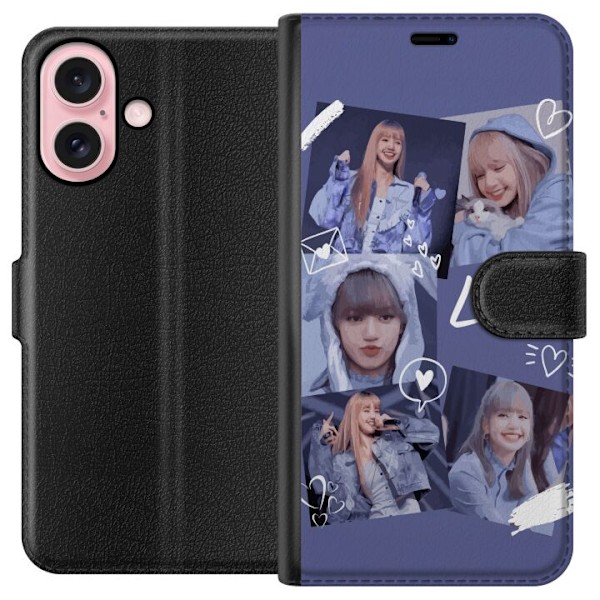 Apple iPhone 16 Tegnebogsetui Lisa Blackpink – Aesthetic K-p