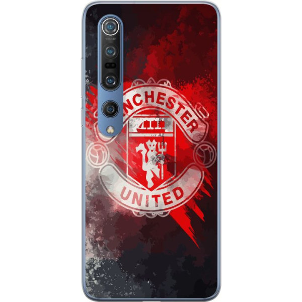 Xiaomi Mi 10 Pro 5G Gennemsigtig cover Manchester United