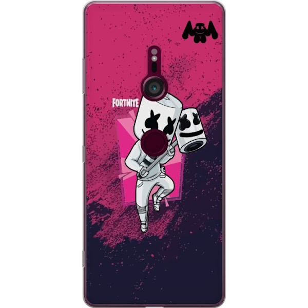 Sony Xperia XZ3 Genomskinligt Skal Marshmello Fortnite Skin Em