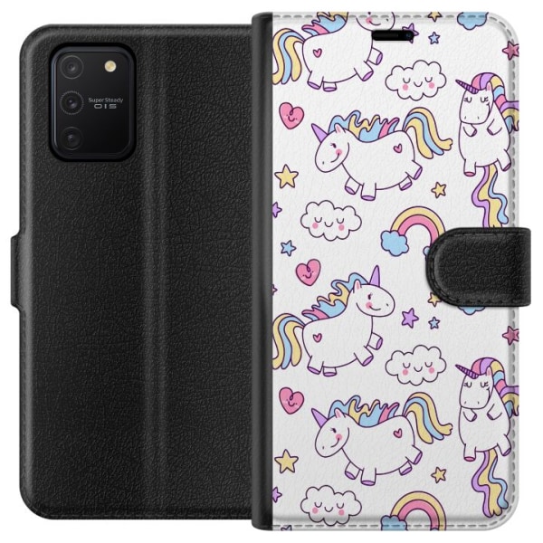 Samsung Galaxy S10 Lite Lommeboketui Einhorn Mønster