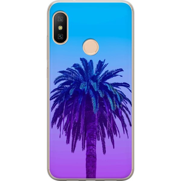 Xiaomi Redmi 6 Pro Gjennomsiktig deksel Palm