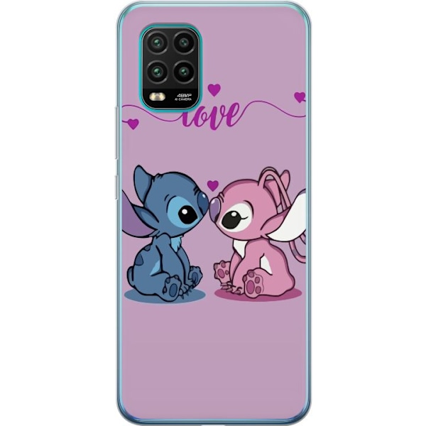 Xiaomi Mi 10 Lite 5G Gennemsigtig cover Lilo & Stitch – Ange