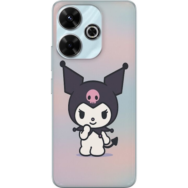 Xiaomi Redmi 13 Genomskinligt Skal Kawaii Sanrio Kuromi