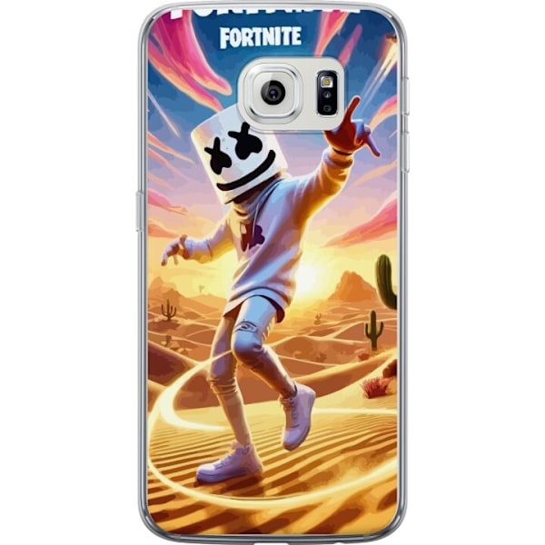 Samsung Galaxy S6 edge Läpinäkyvä kuori Fortnite