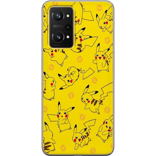 Realme GT Neo 3T Läpinäkyvä kuori Pikachu
