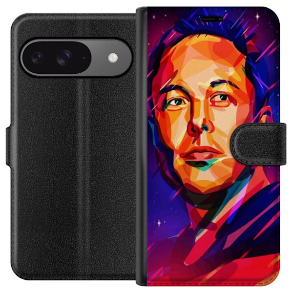 Google Pixel 9 Lompakkokotelo Elon Musk