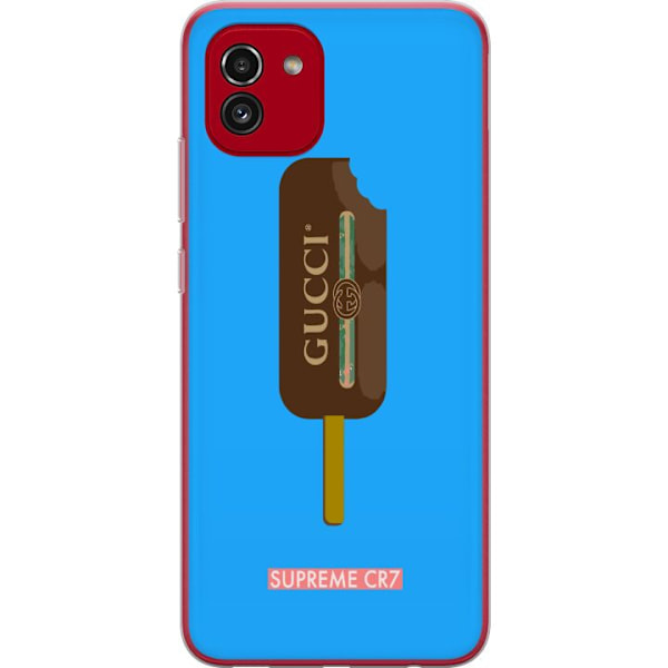 Samsung Galaxy A03 Gennemsigtig cover Gucci Glass