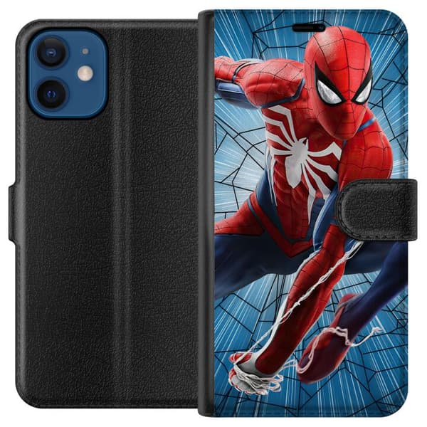 Kompatibelt Plånboksfodral till Apple iPhone 12 Spiderman