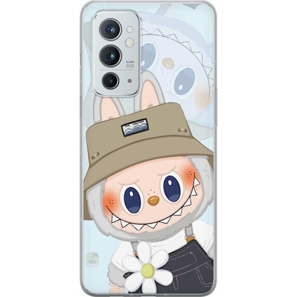 OnePlus 9RT 5G Läpinäkyvä kuori Labubu hattuineen - Pop Mart -hahmo Mr. Butcher retrotyylillä ja luonteella
