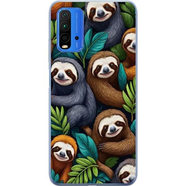Xiaomi Redmi 9T Läpinäkyvä kuori Sengångarstil - rentoutun