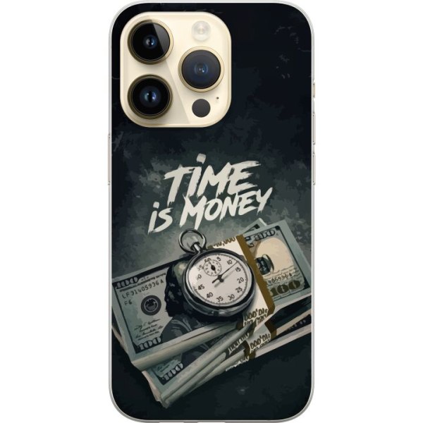 Apple iPhone 15 Pro Läpinäkyvä kuori Aika on rahaa