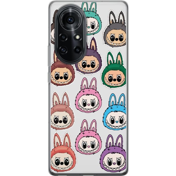Huawei nova 8 Pro Gjennomsiktig deksel Labubu Macaron Monster