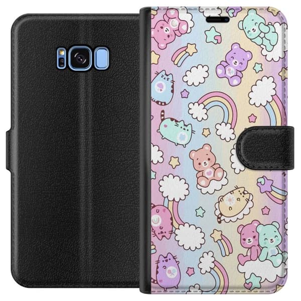 Kompatibelt Lommeboketui til Samsung Galaxy S8 Kawaii