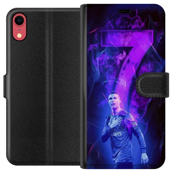 Apple iPhone XR Plånboksfodral Ronaldo 7 – Fotbollslegend i