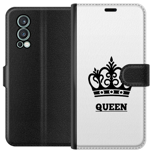 OnePlus Nord 2 5G Lompakkokotelo Kuningatar