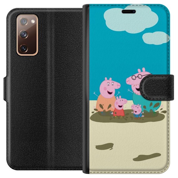 Samsung Galaxy S20 FE Lompakkokotelo Greta Possu Perhe Jori Mutapuro Lasten Kuva Sarja Suosittu Lasten Hahmo Ilo
