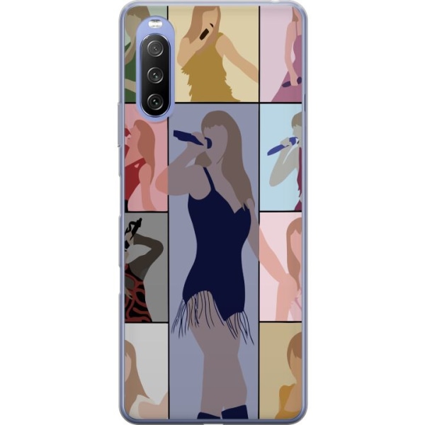 Sony Xperia 10 III Lite Gennemsigtig cover Taylor Swift