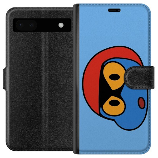 Google Pixel 6a Tegnebogsetui Bold Bot Head