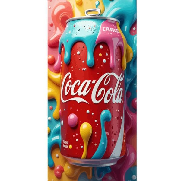Kompatibel Tegnebogsetui til Apple iPhone 13 Pro Color Splash-dåse