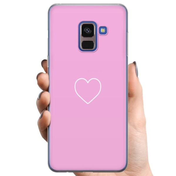 Samsung Galaxy A8 (2018) TPU Mobildeksel Hjerte