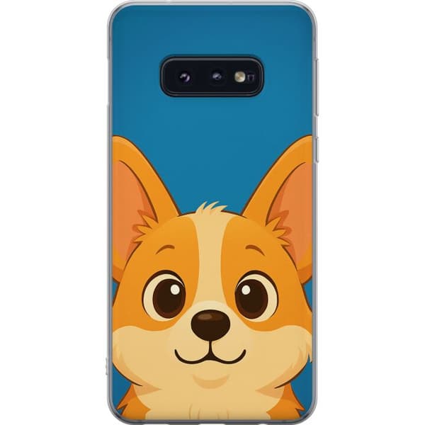 Kompatibelt Mobilskal till Samsung Galaxy S10e Hello Corgi