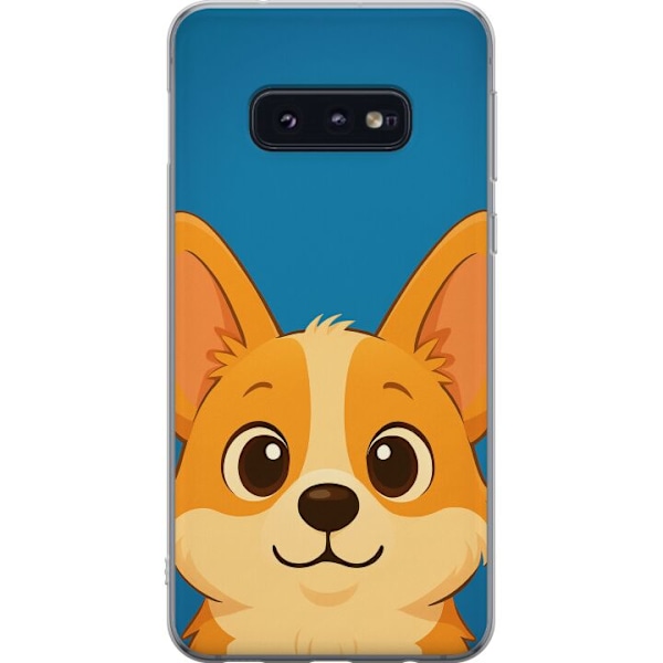 Samsung Galaxy S10e Läpinäkyvä kuori Hello Corgi