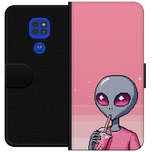 Motorola Moto G9 Play Plånboksfodral Alien Smoothie