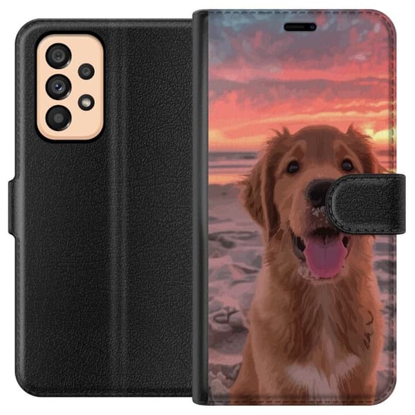 Kompatibelt Lommeboketui til Samsung Galaxy A53 5G Hund
