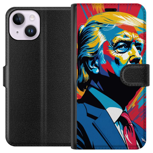 Apple iPhone 15 Lommeboketui Trump