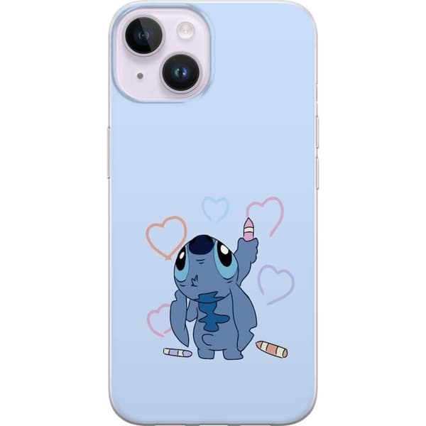 Kompatibelt Mobildeksel til Apple iPhone 14 Stitch Hjerter