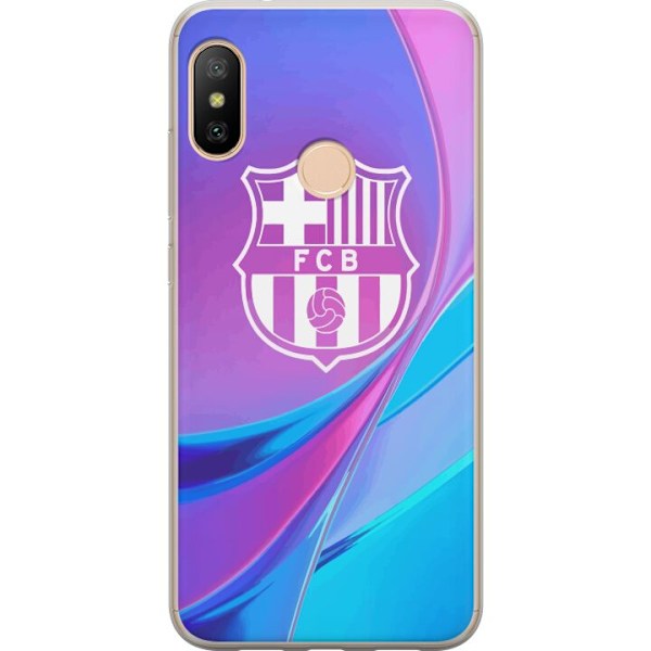 Xiaomi Redmi 6 Pro Gennemsigtig cover FC Barcelona